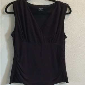 Grace Black V-neck Top